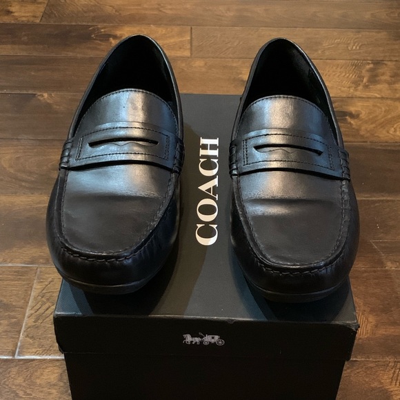 Coach Black Loafer - Picture 1 of 6